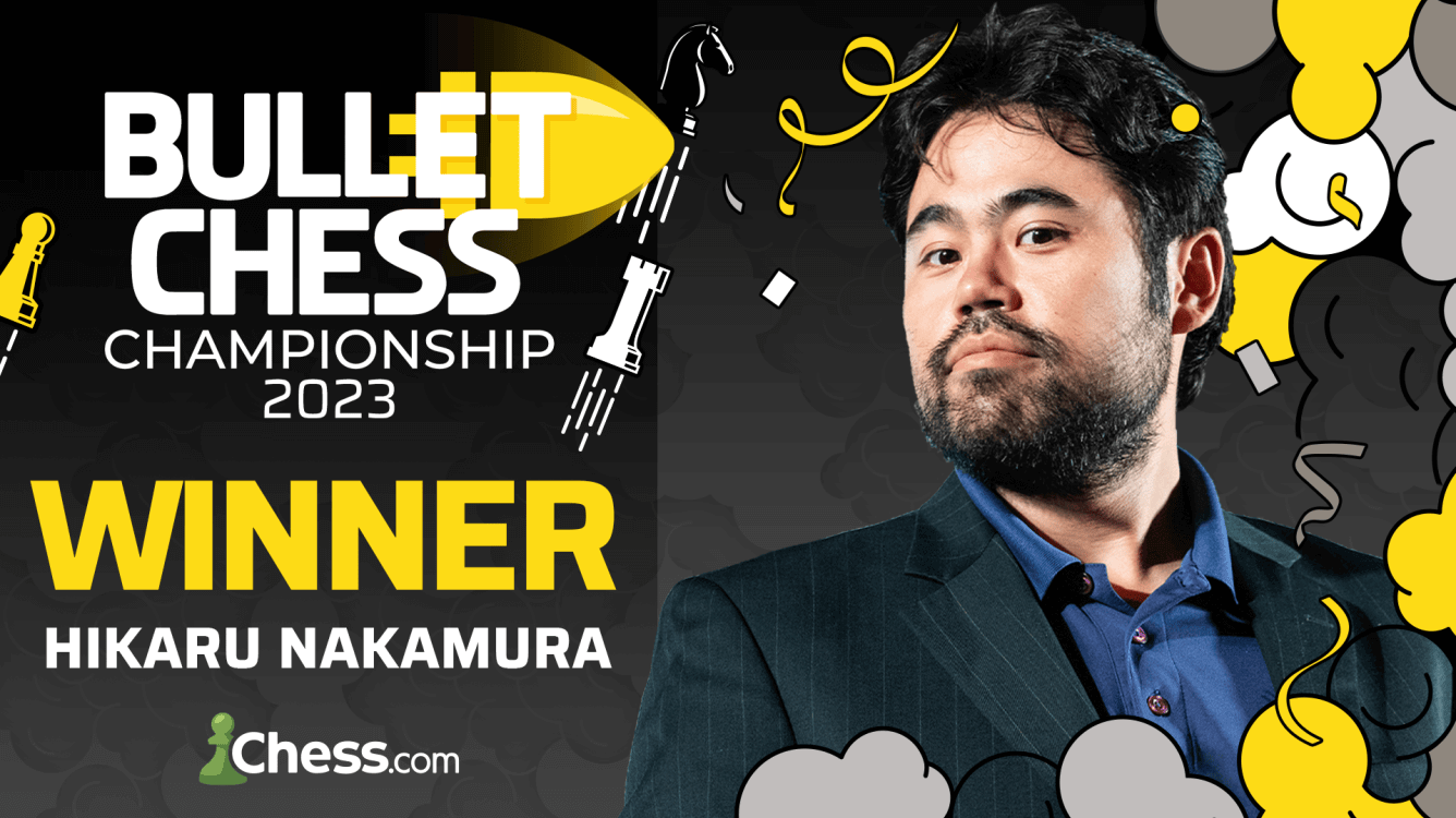 GM Hikaru Nakamura Triumphs at the Bullet Speed Chess Championship 2023