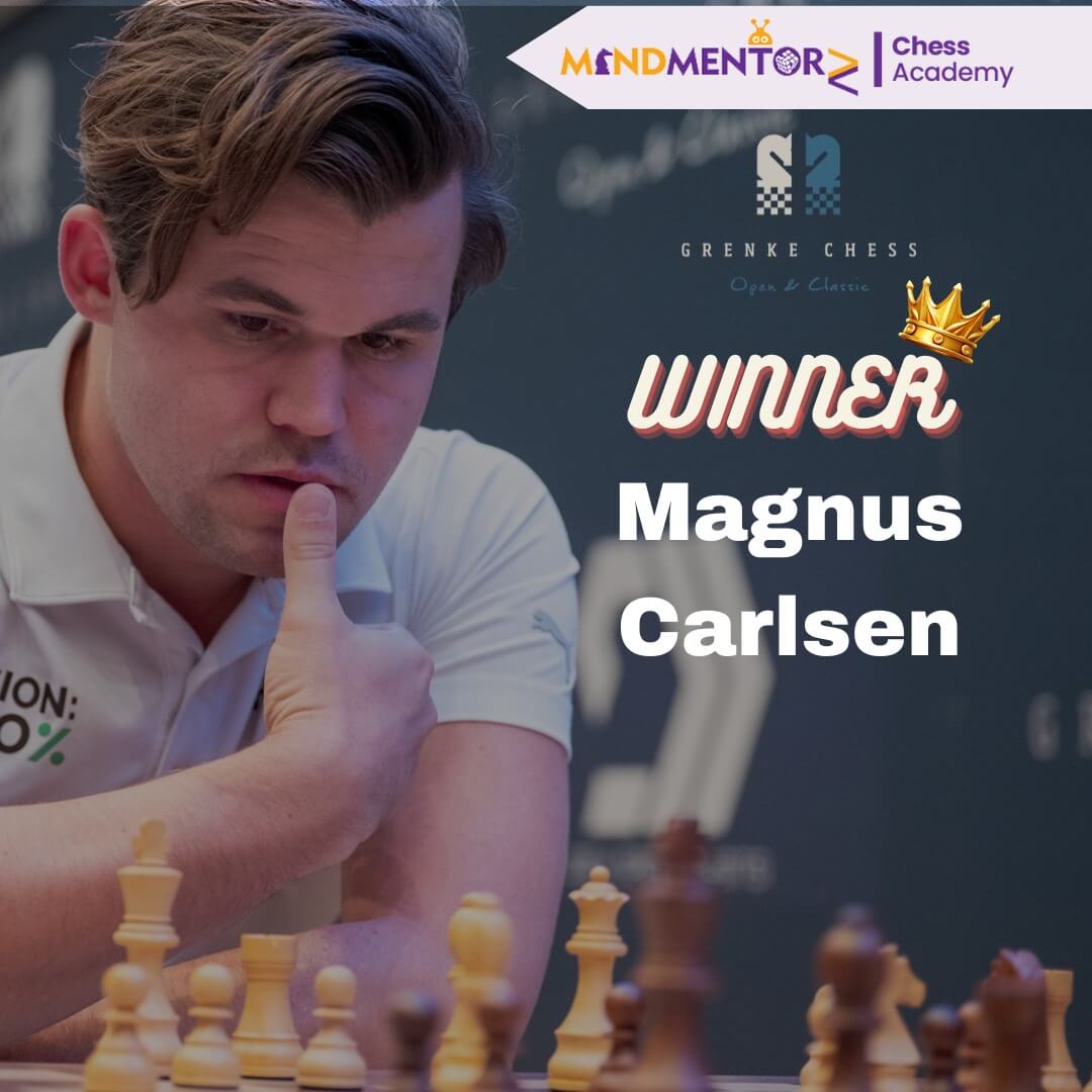 Magnus Carlsen Retains His Crown for the third time in a Dramatic Grenke Chess Classic!