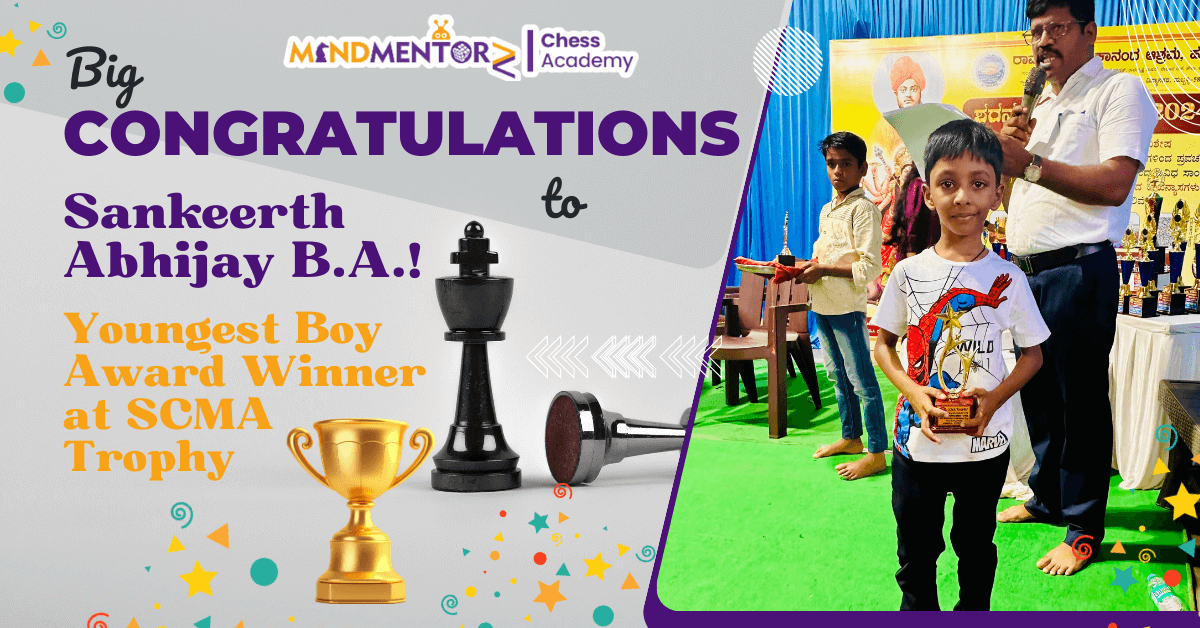 Celebrating Sankeerth Abhijay B.A. – Youngest Boy Chess Award Winner at SCMA Trophy