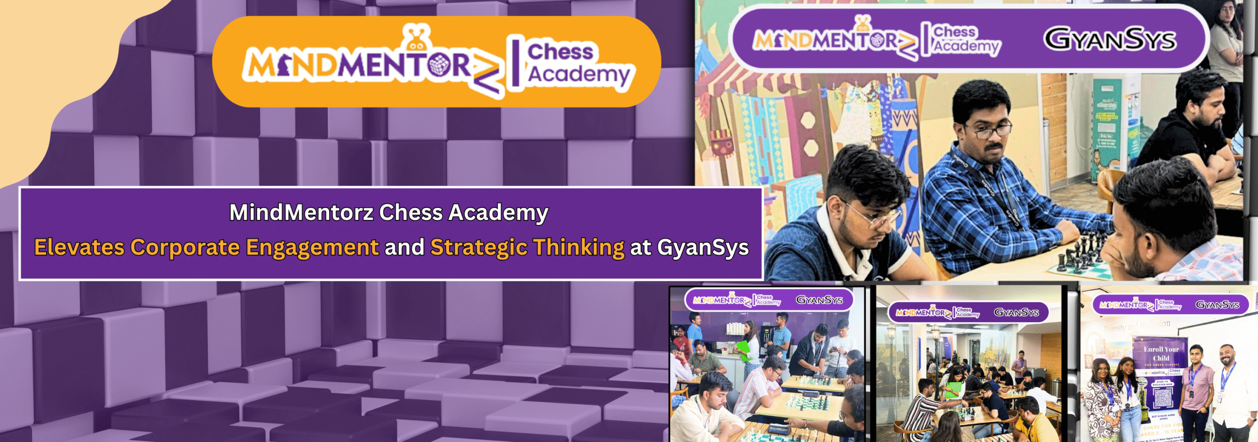 MindMentorz Chess Academy Elevates Corporate Engagement and Strategic Thinking at GyanSys!
