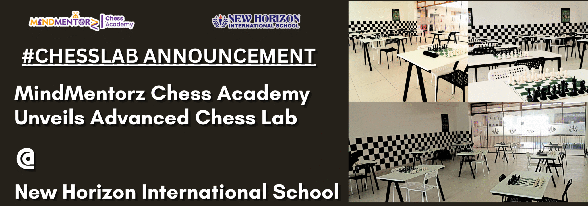 MindMentorz Chess lab at New Horizon Internattional school
